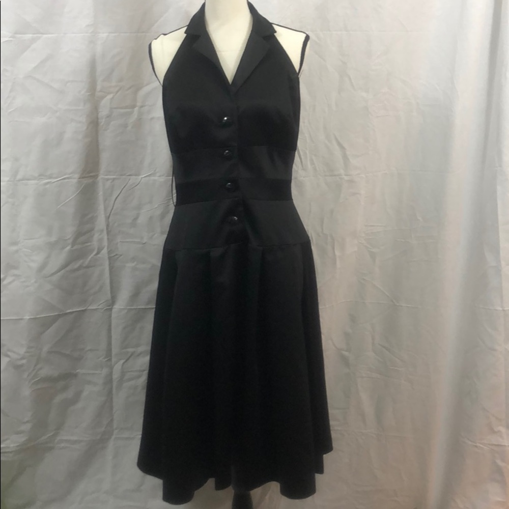 Liz Claiborne Size 10 Black Evening Cocktail Dress